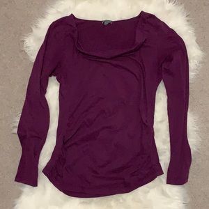 🌸 Lilla P Dark Purple Long Sleeve Top